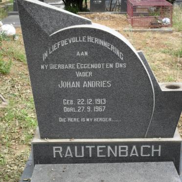 RAUTENBACH Johan Andries 1913-1967