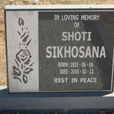 SIKHOSANA Shoti 1933-2008