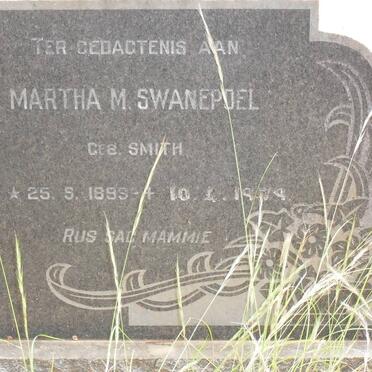 SWANEPOEL Martha M. nee SMITH 1899-1979