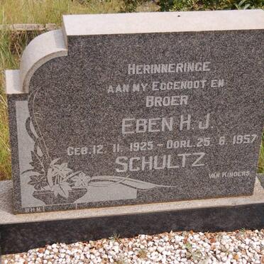 SCHULTZ Eben H.J. 1925-1957