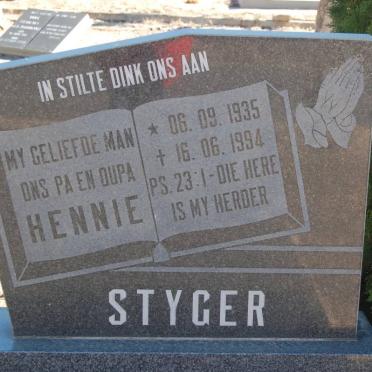 STYGER Hennie 1935-1994