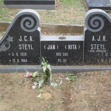 STEYL J.C.A. 1920-1984 &amp; A.J.R. JORDAAN 1920-2000