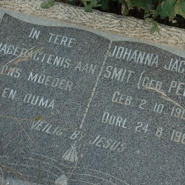 SMIT Johanna Jacoba P. nee PEENSE 1904-1984