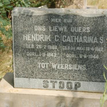 STOOP Hendrik G. 1868-1942 &amp; Catharina S. DE BEER 1867-1944