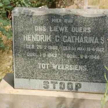 STOOP Hendrik G. 1868-1942 &amp; Catharina S. DE BEER 1867-1944