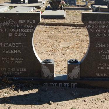 SMITH Christiaan Jacobus 1914-2000 &amp; Elizabeth Helena 1905-1992
