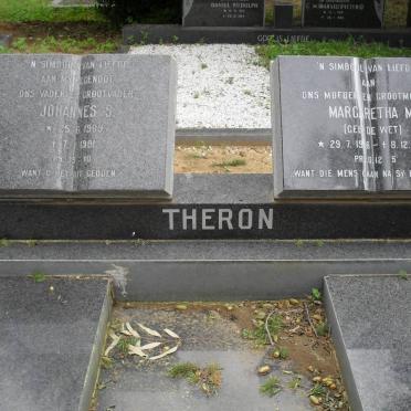 THERON Johannes S. 1898-1981 &amp; Margaretha M. DE WET 19?6-2005