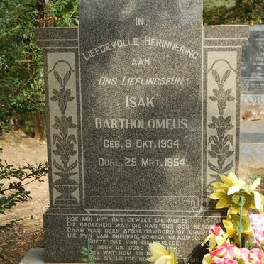 ? Isak Bartholomeus 1934-1954