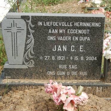 ? Jan C.E. 1921-2004