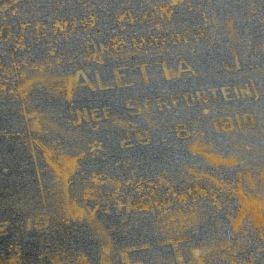 ? Matthys C. 1909-1978 &amp; Anna J. nee SERFONTEIN 1910-