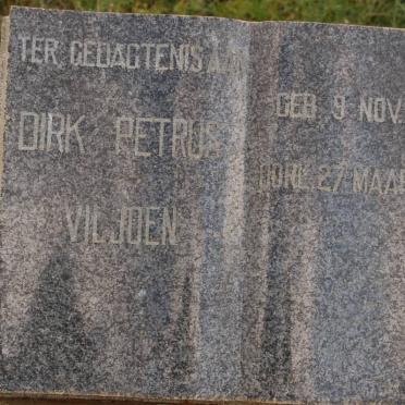 VILJOEN Dirk Petrus 1894-1962