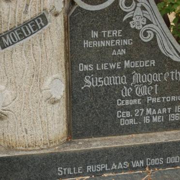 WET Nicolaas Jacobus, de 1867-1959