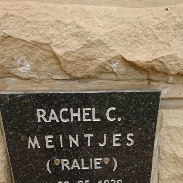MEINTJES Rachel C. nee RALIE 1929-2013