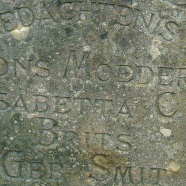 BRITS Elisabetta C.M. nee SMIT 1842-1922