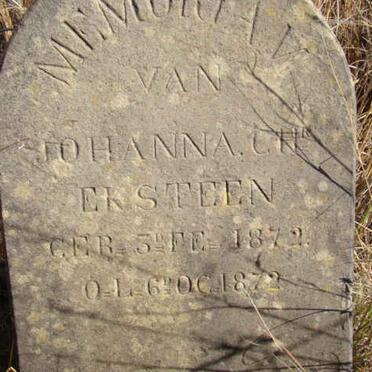 EKSTEEN Johanna Chr. 1872-1872