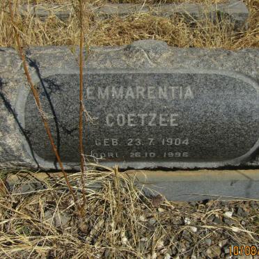 COETZEE Emmarentia C. 1904-1996