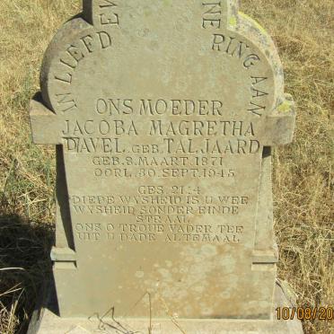 DAVEL Jacoba Magretha nee TALJAARD 1871-1945