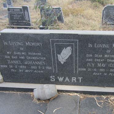 SWART Daniel Johannes 1892-1966 &amp; Ivy May COWLEY 1901-1992