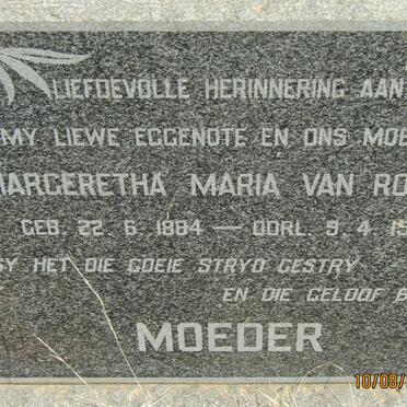 ROOYEN Margeretha Maria, van 1884-1959