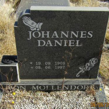 MOLLENDORFF Johannes Daniel, von 1908-1997