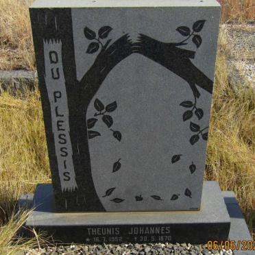 PLESSIS Theunis Johannes, du 1952-1970