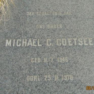 COETSEE Michael C. 1946-1978