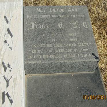 WYK Frans C.F.C., van 1938-1998