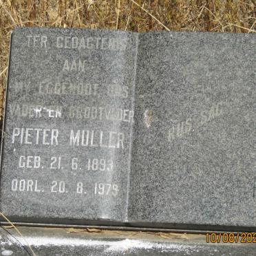 MULLER Pieter 1893-1979