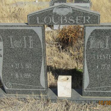 LOUBSER Louis F. B. 1927-1994 &amp; Maria E. VENTER 1927-
