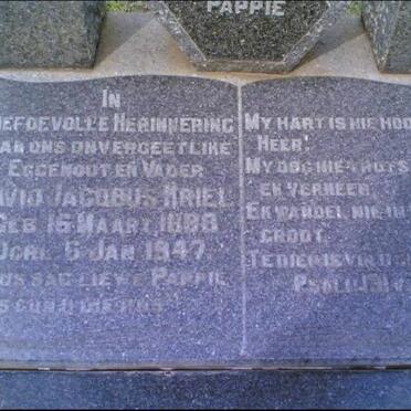 KRIEL David Jacobus 1888-1947