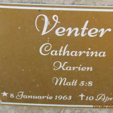 VENTER Catharina 1963-2016