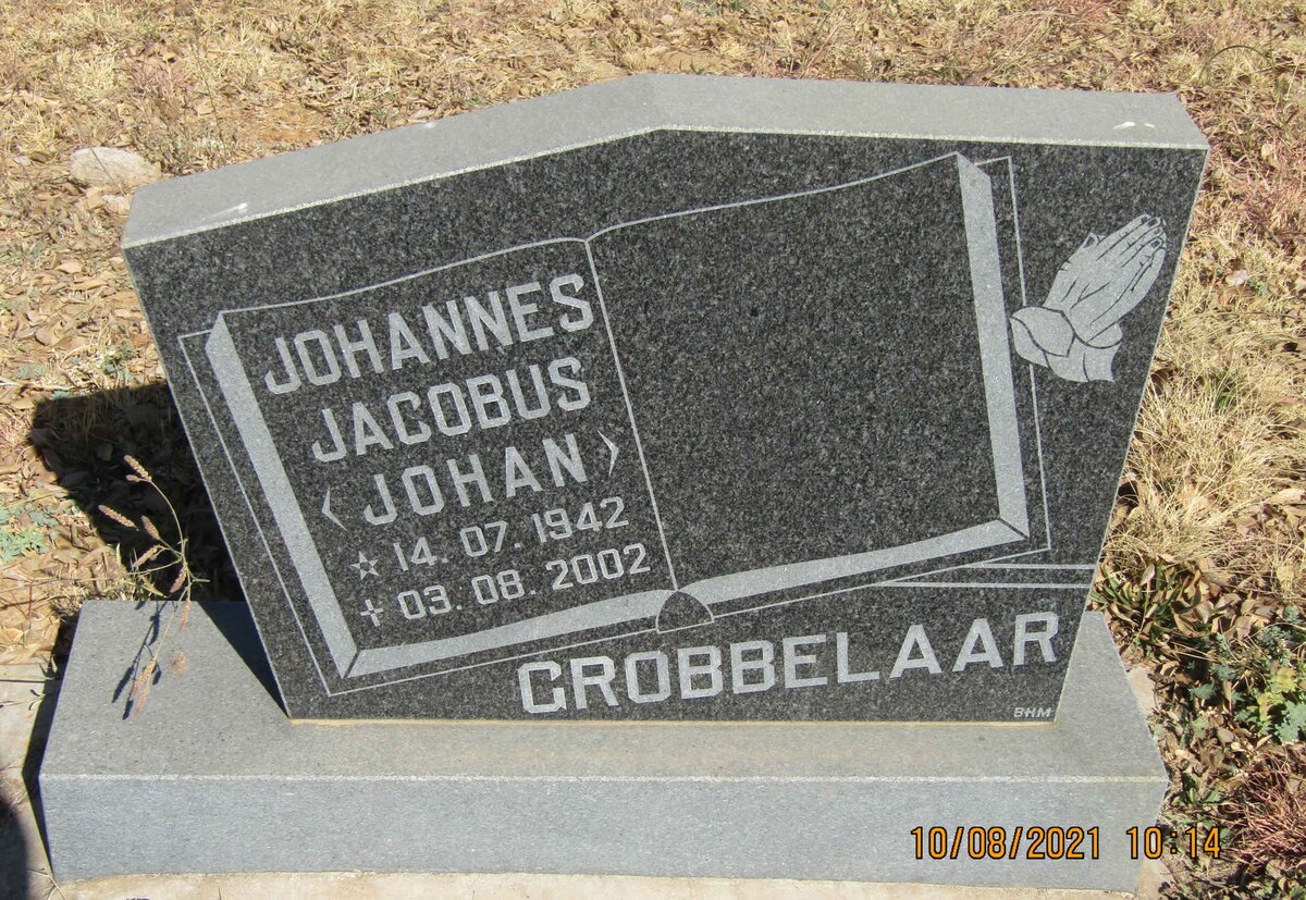 GROBBELAAR Johannes Jacobus 1942-2002