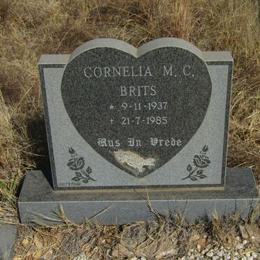 BRITS Cornelia M.C. 1937-1985