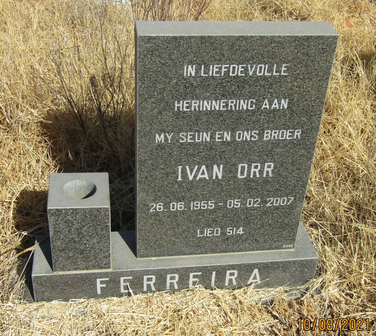 FERREIRA Ivan Orr 1955-2007