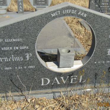 DAVEL Cornelius P. 1909-1983 &amp; Ethel 1917-2006