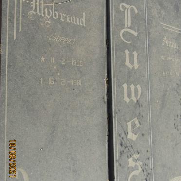 LUWES Wybrand 1908-1981 &amp; Anna TERBLANS 1912- _1