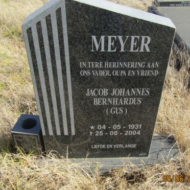 MEYER Jacob Johannes Bernhardus 1931-2004
