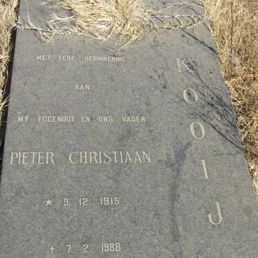 KOOIJ Pieter Christiaan 1915-1988