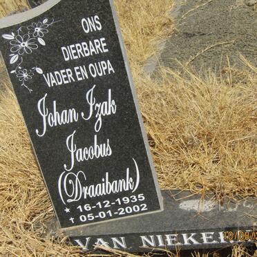 NIEKERK Johan Izak Jacobus, van 1935-2002