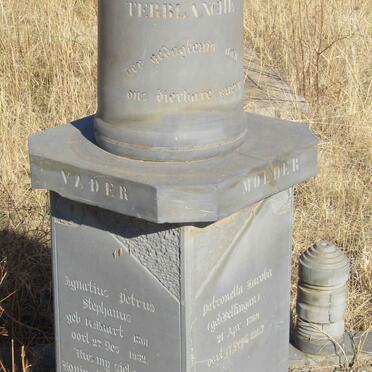 TERBLANCHE Ignatius Petrus Stephanus 1861-1932 &amp; Petronella Jacoba BELLINGHAM 1869-1943