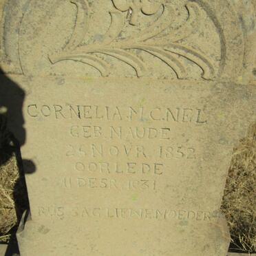 NEL Cornelia M.C. nee NAUDE 1852-1931