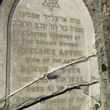 APTER Adelaide -1932