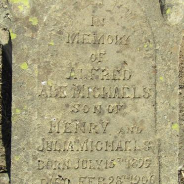 MICHAELS Alfred Abe 1899-1906