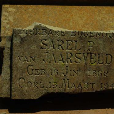 JAARSVELDT Sarel P., van 1862-1941