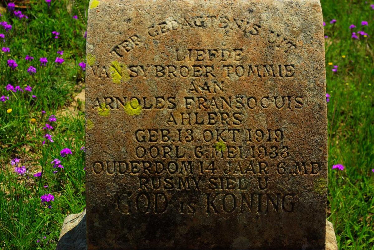 AHLERS Arnoles Fransocuis 1919-1933