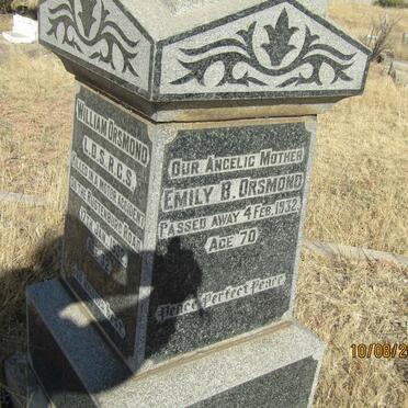 ORSMOND Edwin H. -1932 &amp; Emily B. -1932 :: ORSMOND William -1932