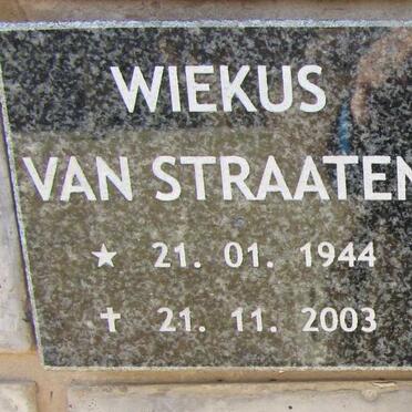 STRAATEN Wiekus, van 1944-2003