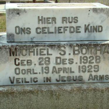 BOTHA Michiel S. 1928-1929