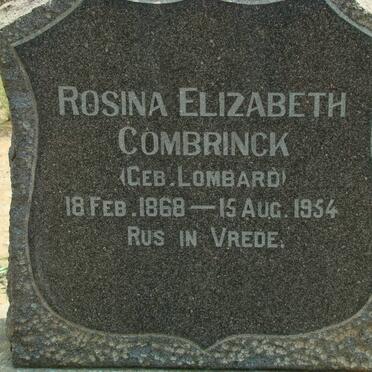 COMBRINCK Rosina Elizabeth nee LOMBAARD 1869-1954