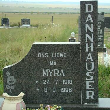 DANNHAUSER Myra 1918-1996